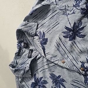 Izod Golf Silk Linen Blend Hawaiian Tropical